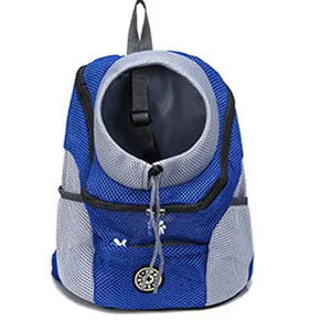 Pet Carrier Backpack for Dogs & Cats — Wearable Front/Back Mesh Travel Bag, Adjustable Double Shoulder, S/M/L (Up to 10 kg / 22 lb)