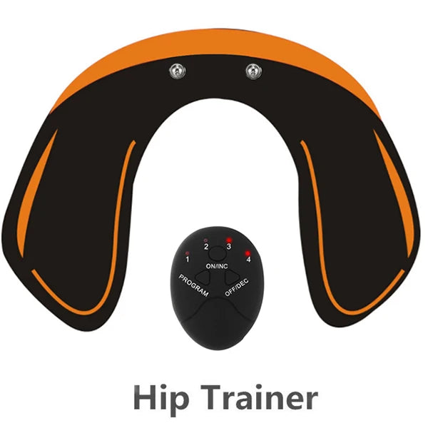 Wireless EMS Muscle Stimulator for Buttocks, Hips & Abs - Abdominal Trainer & Body Slimming Massager