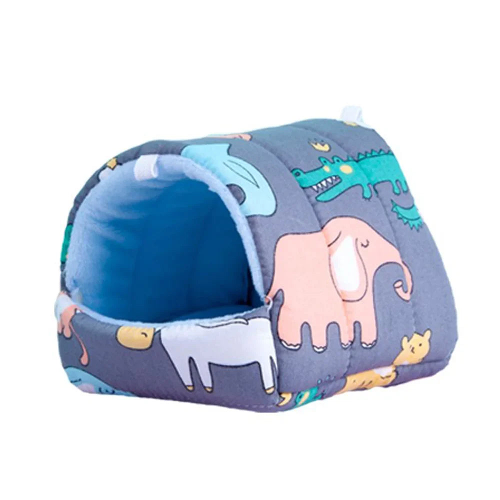 Hanging Cotton Nest Bed for Small Pets - Warm Flannel Hamster & Guinea Pig House (S/M/L/XL; 3.15–7.87 in / 8–20 cm)