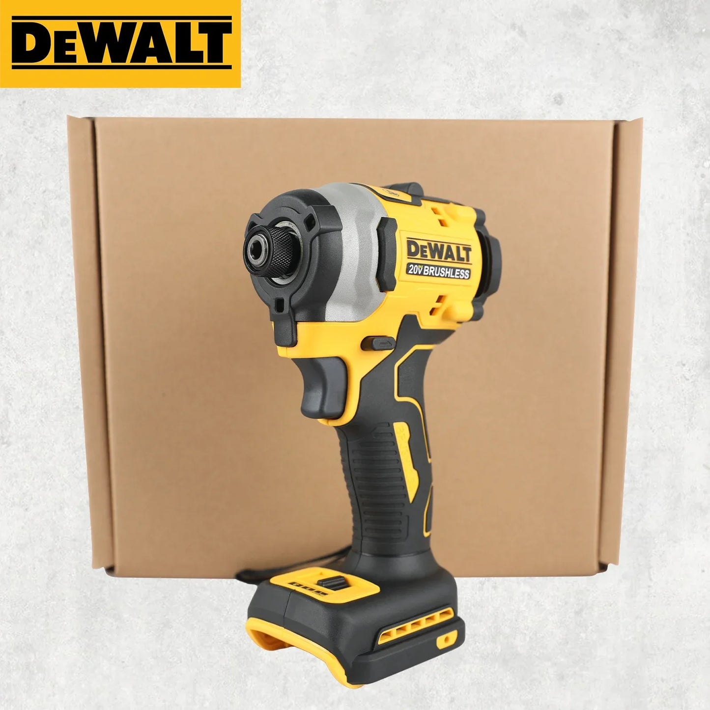 20V Cordless Brushless Electric Screwdriver — High Torque Rechargeable Lithium Driver (Bare Tool)