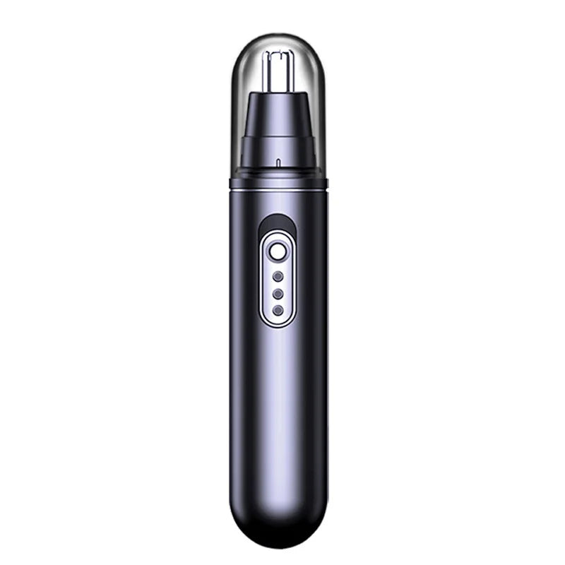 Rechargeable Electric Nose Hair Trimmer for Men — Portable Nose, Ear & Eyebrow Groomer with USB-C
