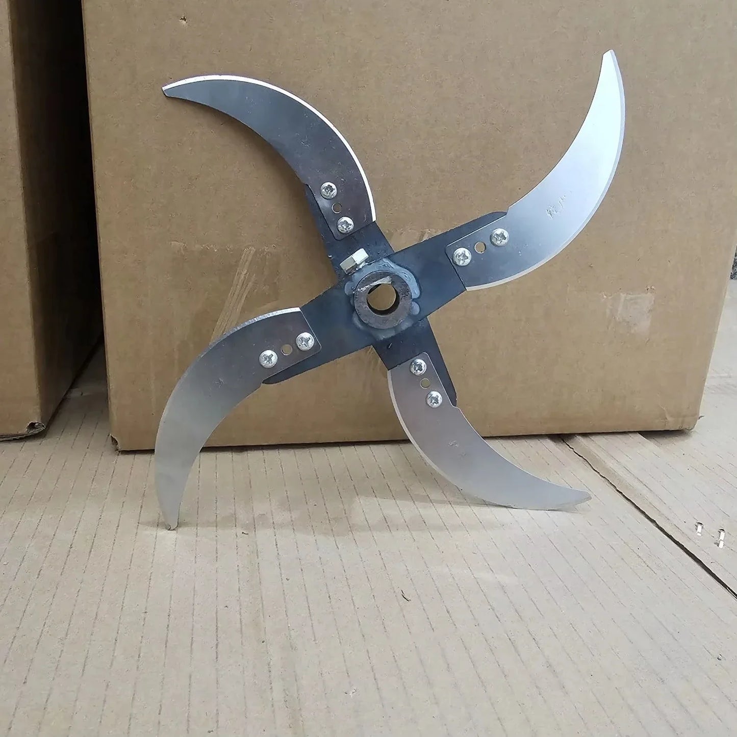 Replacement Farming Chopper Blade 8.5 cm (3.35 in) Stainless Steel Alloy — 8mm/12mm Fit for Vegetable & Fruit Cutters