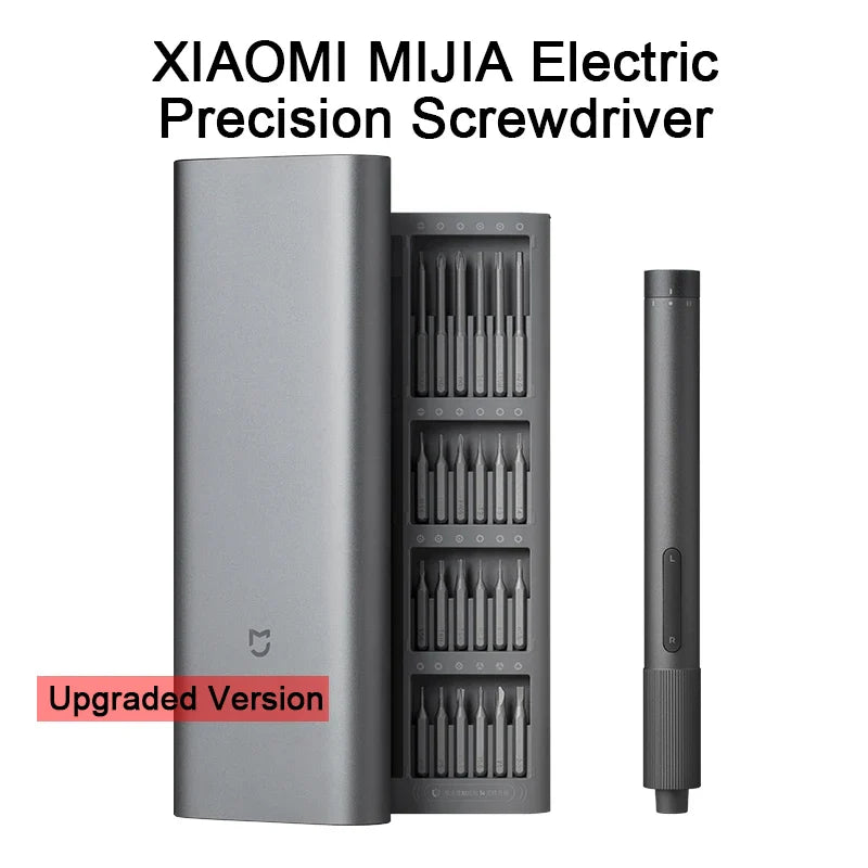 Electric Precision Screwdriver Kit with 24 S2 Steel Bits, Two-Speed Torque, Magnetic Storage, USB-C Charging for Phone, PC & Electronics Repair