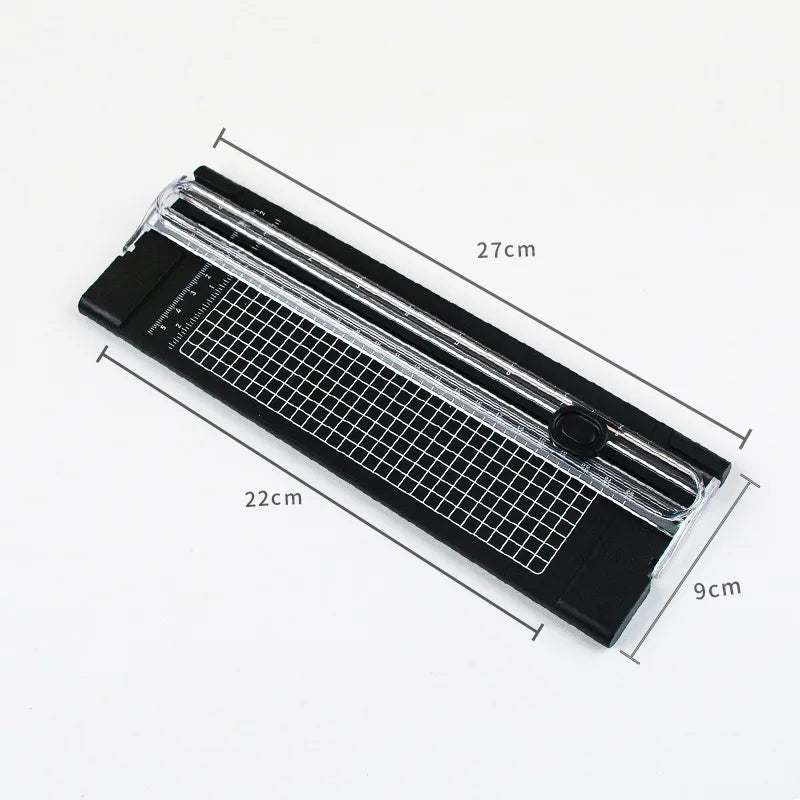 Mini Portable A4 Paper Trimmer – Manual Plastic Photo & Craft Cutter for Office and DIY