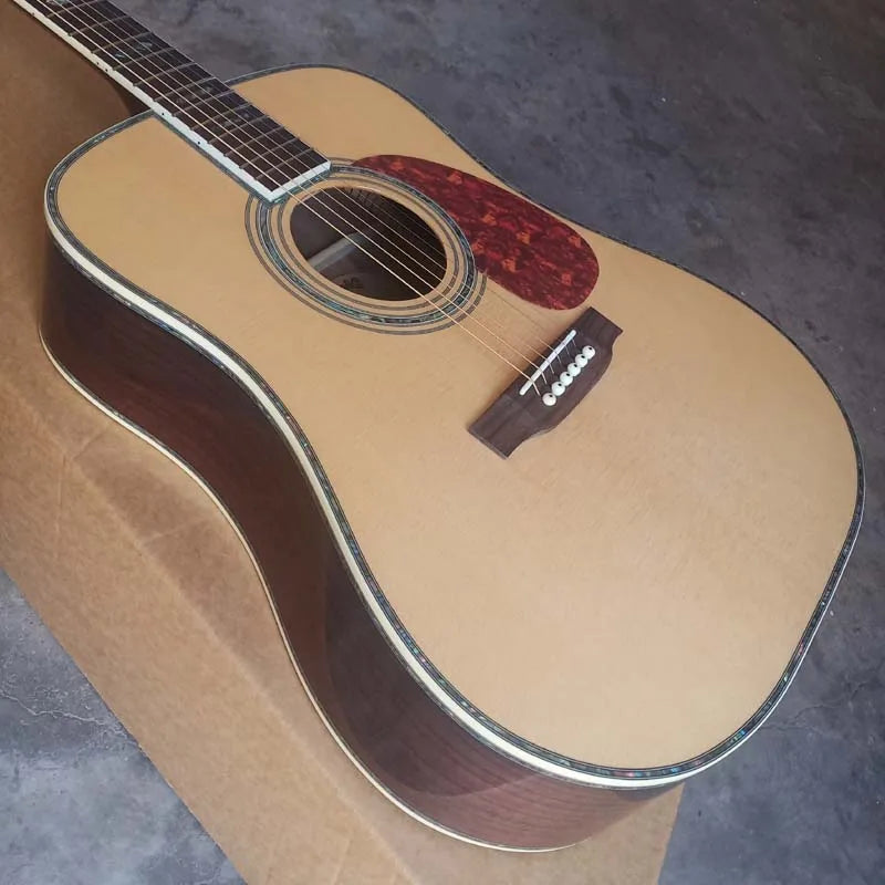 41-Inch (104 cm) Acoustic-Electric Guitar, Solid Spruce Top, Rosewood Fingerboard, 20 Frets, 6-String