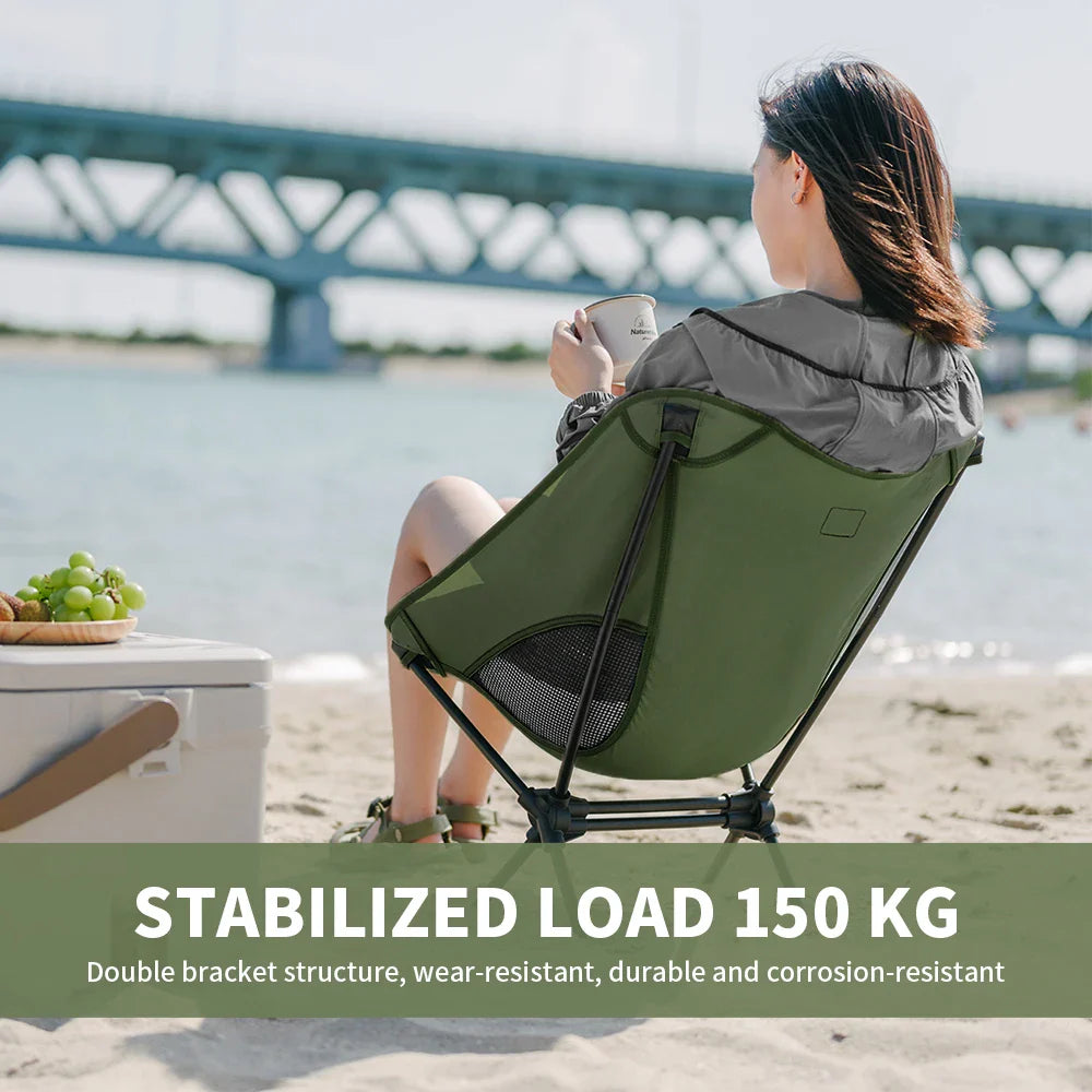 Folding Moon Camping Chair – Lightweight Portable Outdoor Travel & Picnic Chair