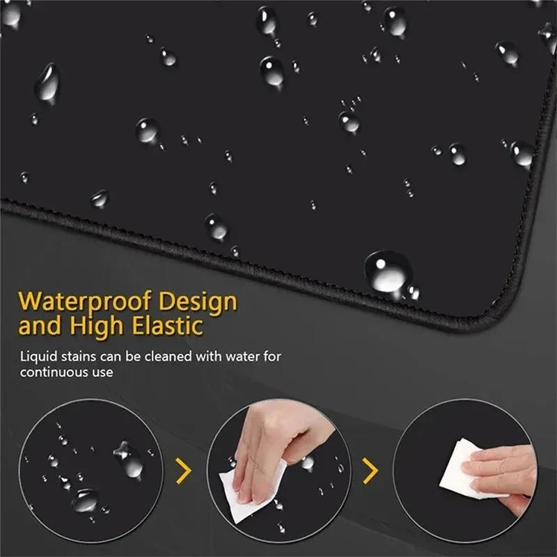 Hexagon XXL Mouse Pad, Large Gaming Desk Mat & Keyboard Pad, Soft Non-Slip Rubber