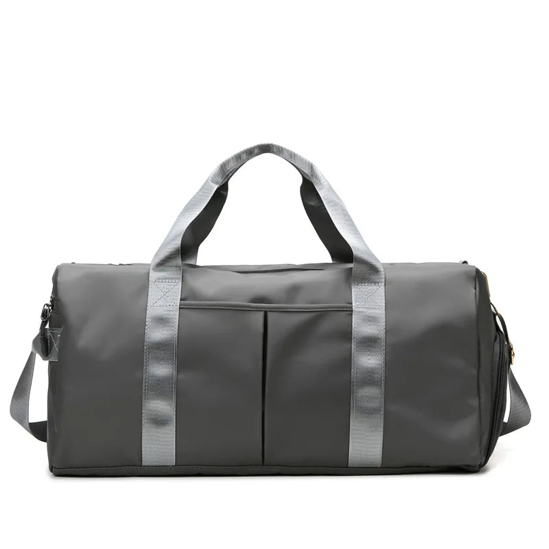 Waterproof Gym and Travel Bag with Dry-Wet Separation — Large Capacity Yoga Duffle for Women and Men