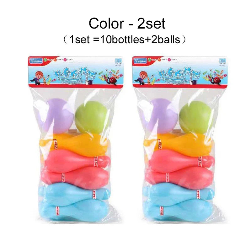 Kids Plastic Bowling Set – Colorful Pins & Balls for Indoor & Outdoor Family Game