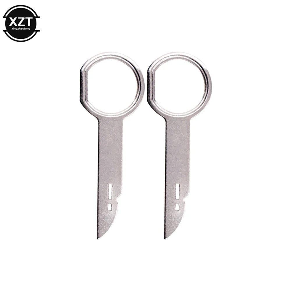 Car Radio Stereo Removal Tools — 2/4-Pack Metal Installation Keys for VW Audi Ford Porsche