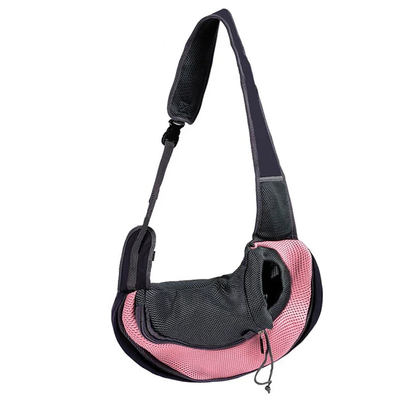 Crossbody Pet Carrier Sling Backpack – Breathable Thickened Nylon for Small Dogs & Cats