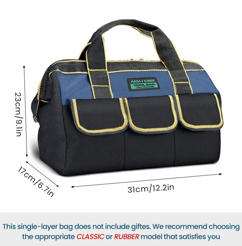 Multifunctional Electrician Tool Bag – Waterproof 1680D Oxford, High-Capacity (13–18 in / 31–42 cm)