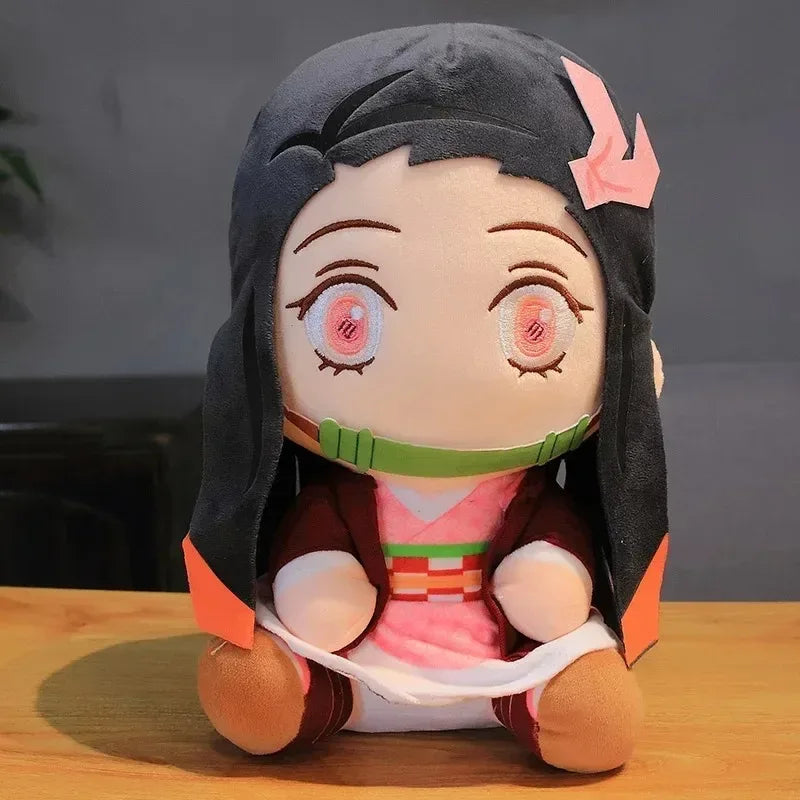 Demon Slayer 20cm (7.9 in) Plush Dolls - Anime Kimetsu No Yaiba Tanjirou Nezuko Zenitsu Kyojuro Soft Stuffed Toys for Kids & Collectors