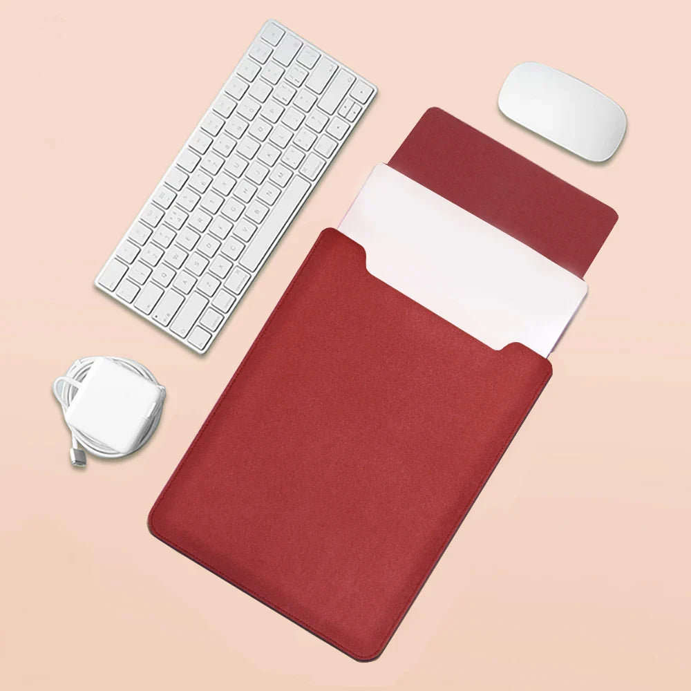 PU Laptop Sleeve for 11–16 Inch Notebooks — 13.3/14/15/15.6/16-Inch Protective Notebook Case