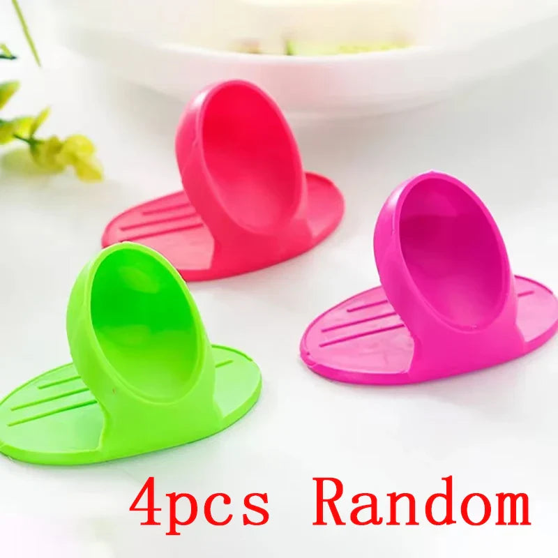 2/10-Pack Silicone Heat-Resistant Finger Covers & Mini Oven Grips – Slip-Resistant Insulated Kitchen Gloves