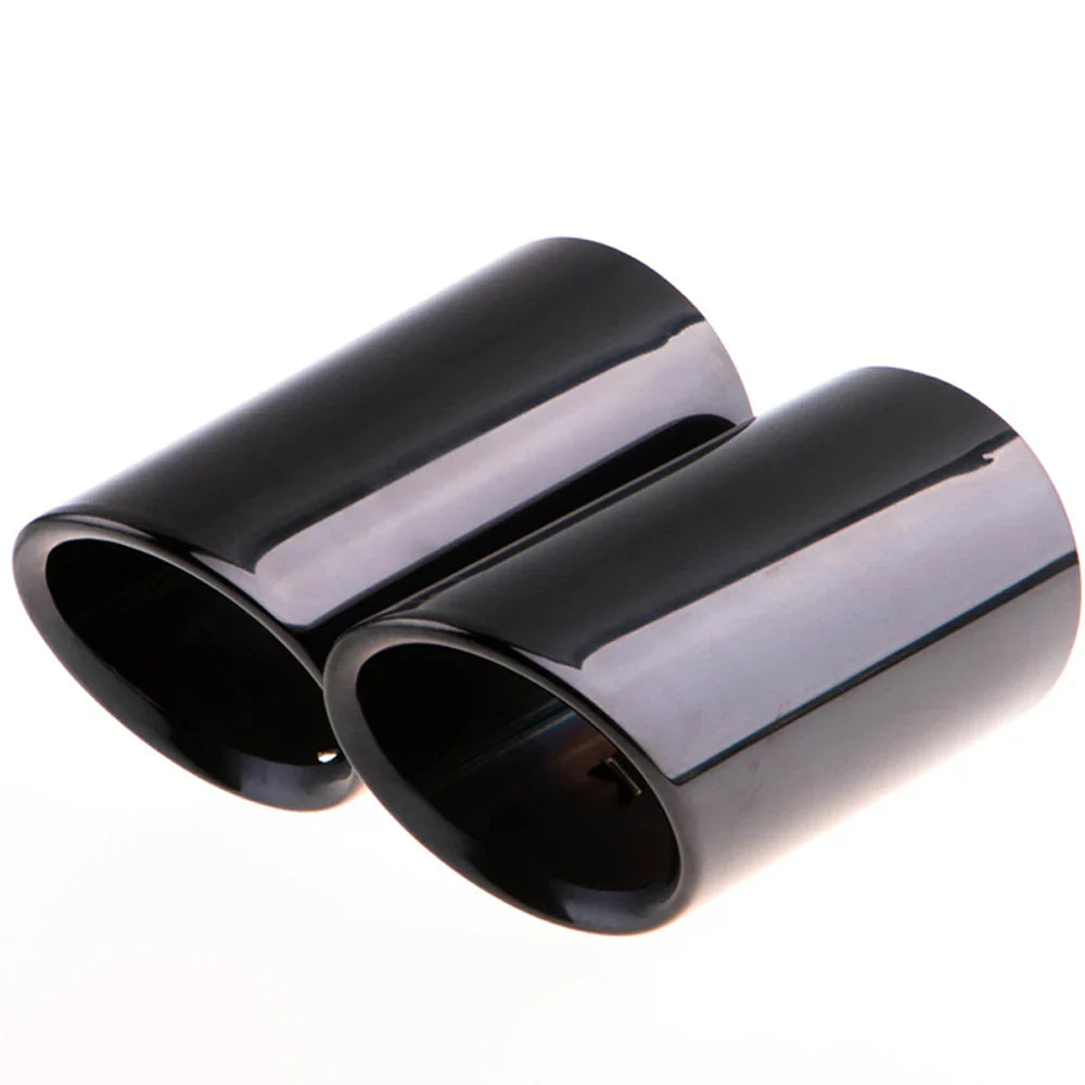 Stainless Steel Exhaust Muffler Tip Tailpipe - Universal Rear Car Exhaust Trim 2.68 in (6.8 cm)