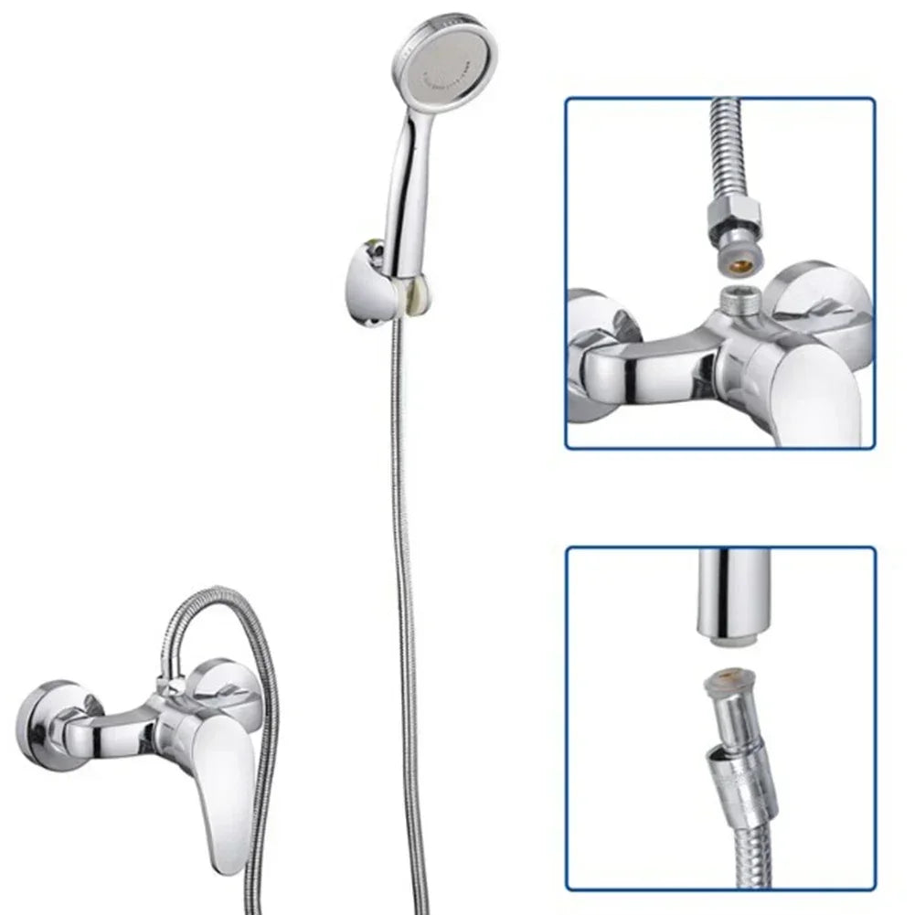 2M (6.6 ft) Stainless Steel Shower Hose Extension – Bathroom Water Pipe