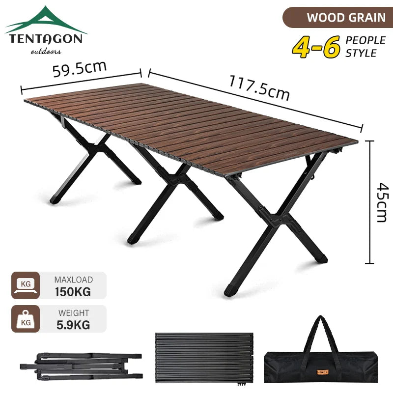 Portable Folding Camping Table – Lightweight Picnic & BBQ Side Table for Outdoor, RV, Tailgate