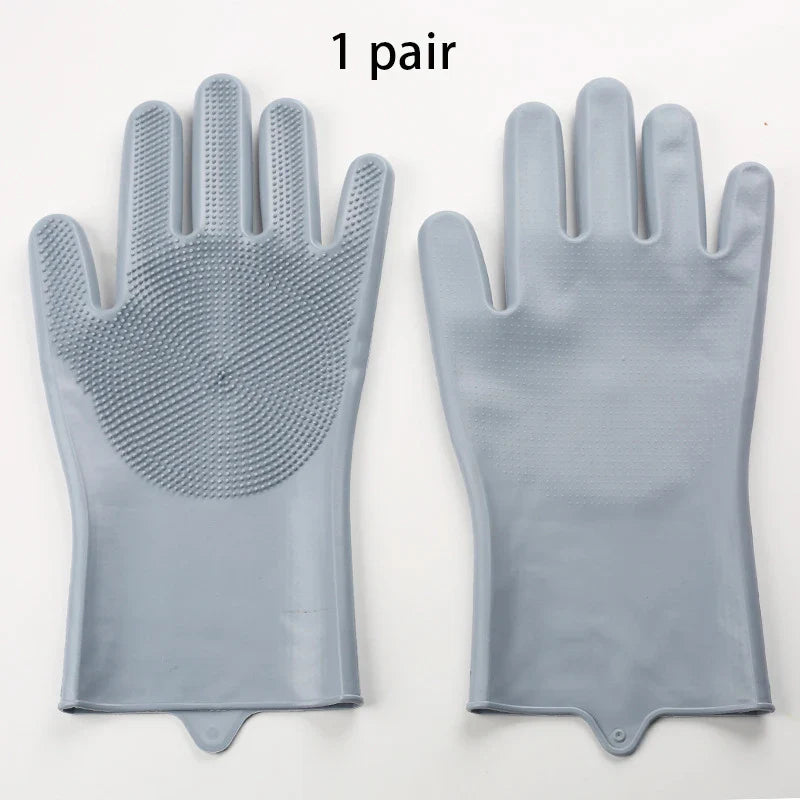 2-Pack Pet Grooming Gloves for Dogs & Cats – Bathing, Massage & Hair Removal