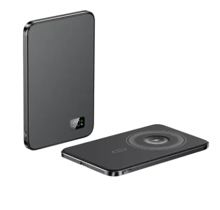 Ultra-Thin Magnetic Wireless Power Bank 20W - Alloy Portable MagSafe-Compatible Charger