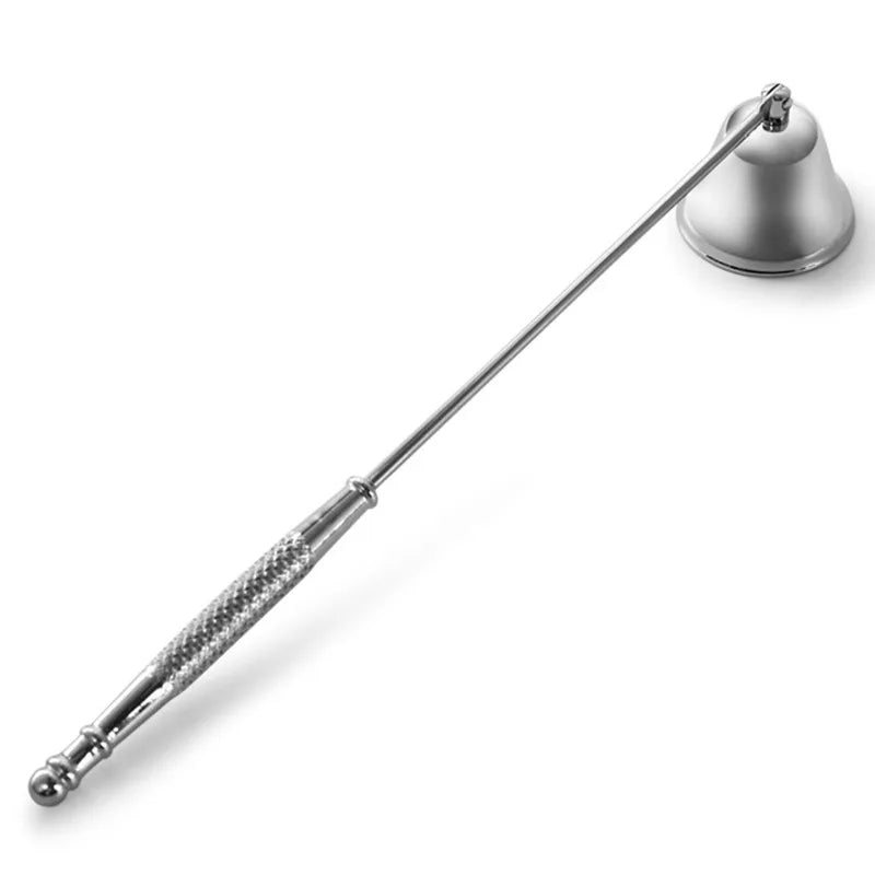Elegant Metal Candle Snuffer - Long Handle Candle Extinguisher & Wick Snuffer for Home Decor Gift