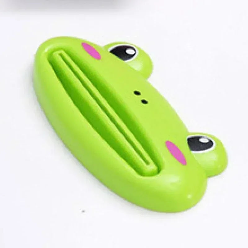 Cartoon Rolling Toothpaste Squeezer Dispenser for Kids – Tube Saver Holder (1.6 x 3.5 in / 4 x 9 cm) – 1 or 2-Pack