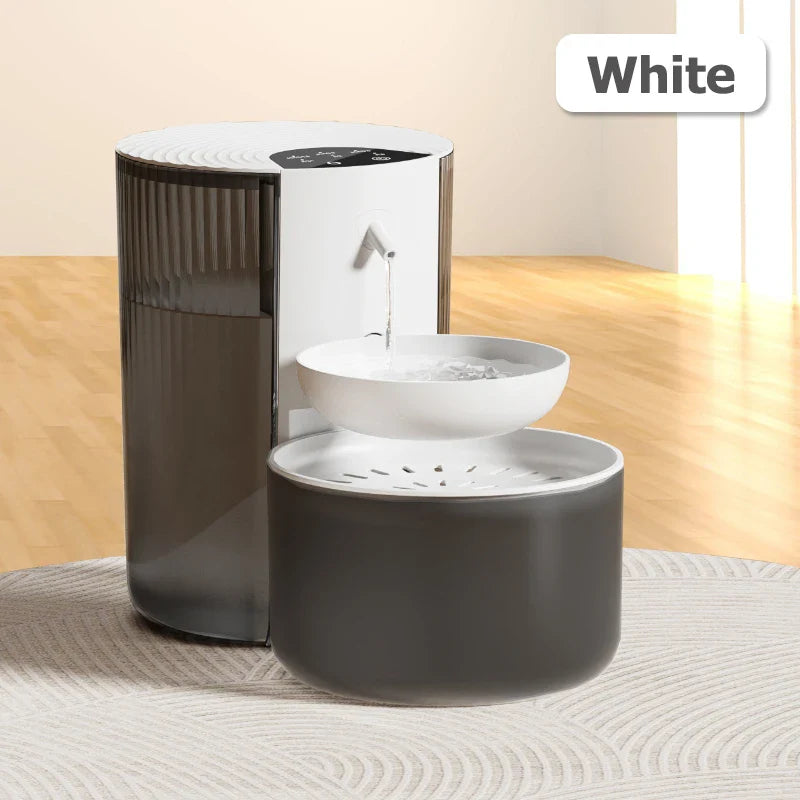 Rechargeable Smart Pet Water Dispenser – Wireless Cat Fountain & Automatic Dog Water Feeder