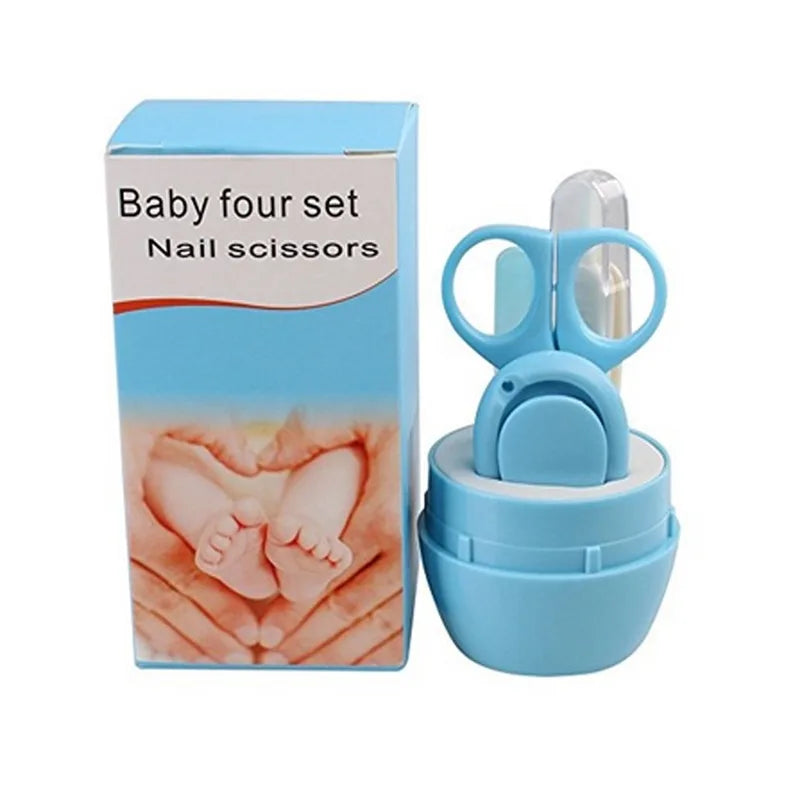 Baby Nail Clipper Kit – Infant Manicure Set with Scissors Clippers Nail File & Storage Case