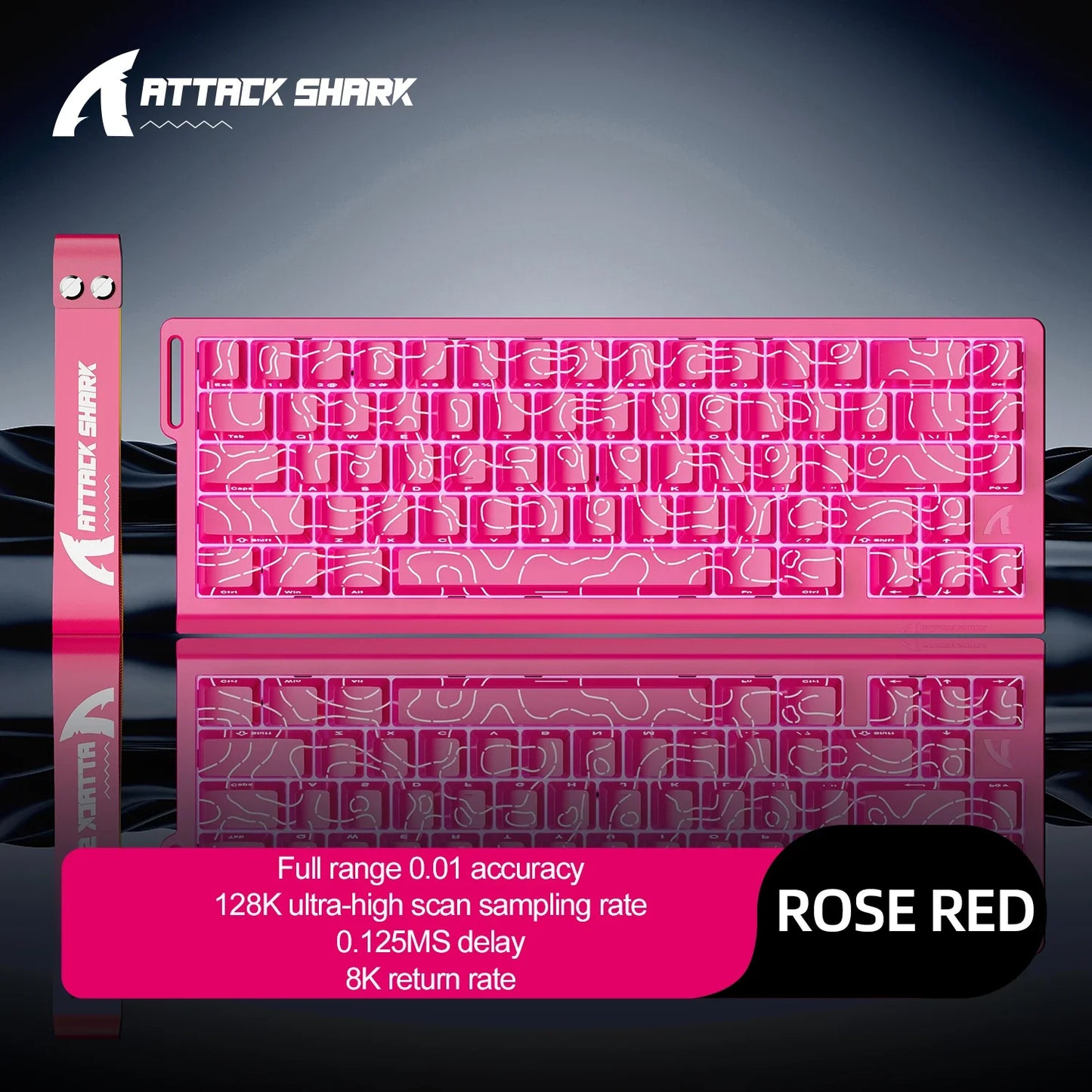 Magnetic Mechanical RGB Gaming Keyboard — 0.01mm Precision, 8000Hz Polling, 128K Scan, 0.125ms Response, Hot-Swap, Multi-Mode