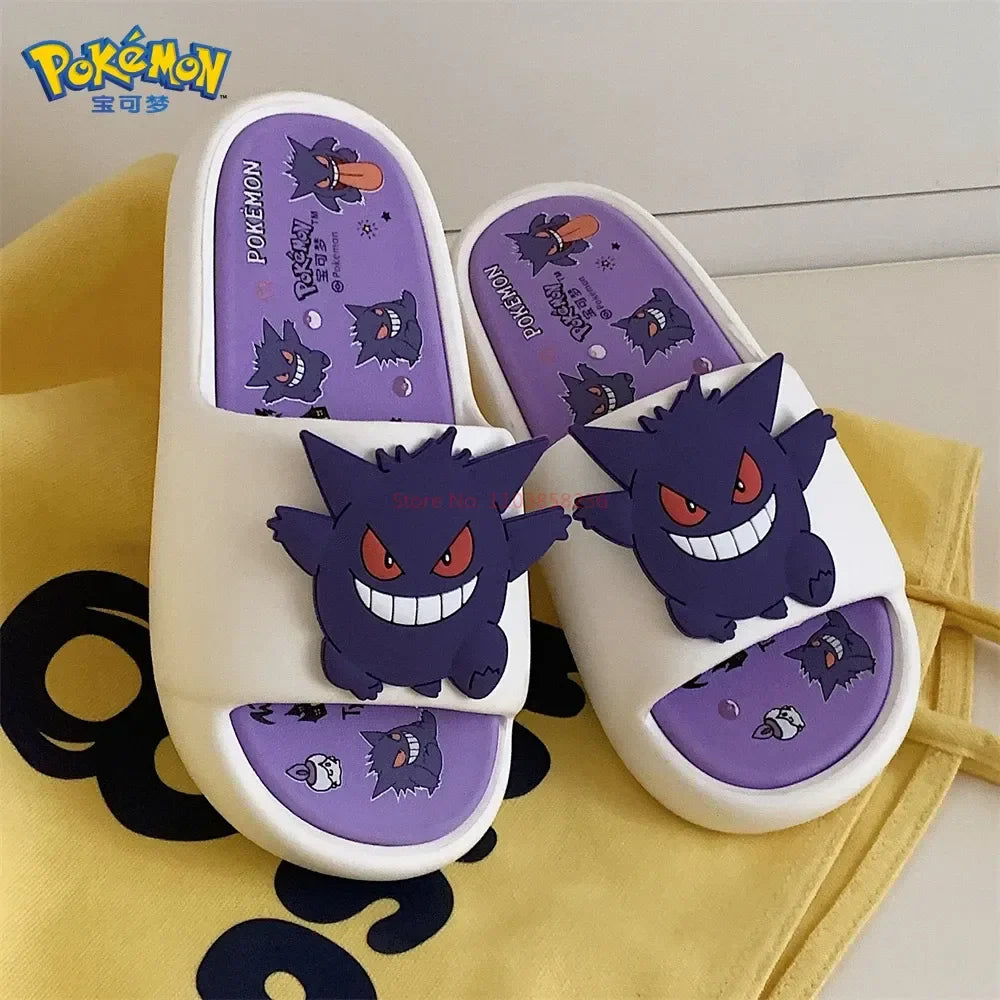 Gengar Anime Unisex Slippers — Anti-Slip Cartoon Couple House Shoes, EVA-Style Comfort