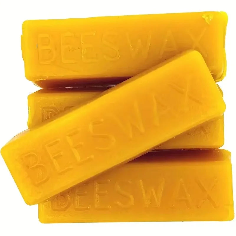 Natural Yellow Beeswax Sticks for Candle Making, Furniture Polishing & DIY Crafts - 5/10/15 Pack