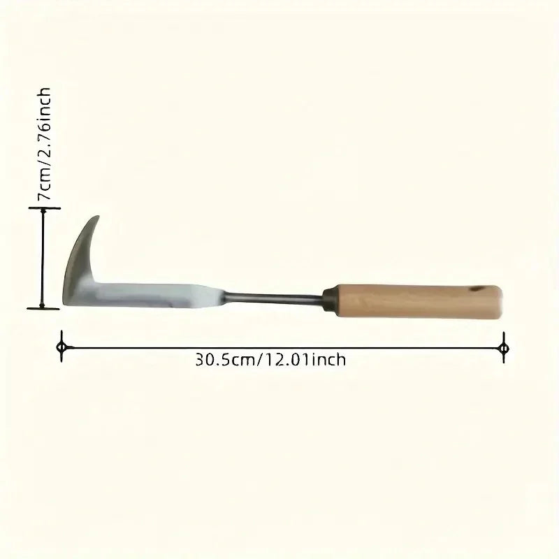 L-Shaped Handheld Garden Weeder Puller – Manual Crack Weed Extractor for Bonsai & Plants