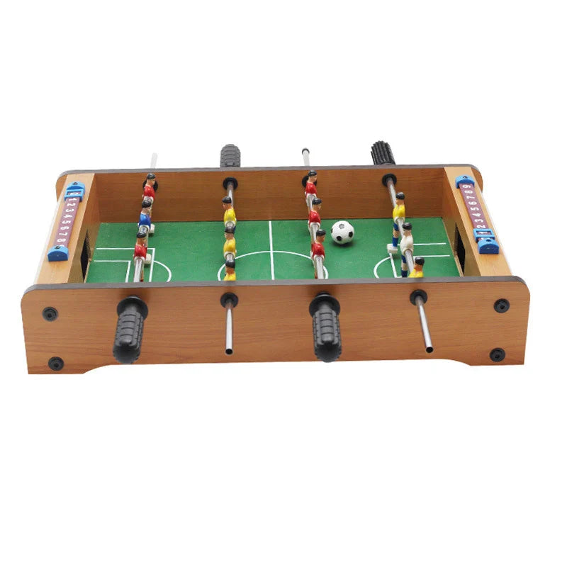 Mini Wooden Tabletop Foosball Game – Table Football for Home & Party, 34.5 x 21.5 x 8 cm (13.6 x 8.5 x 3.1 in)