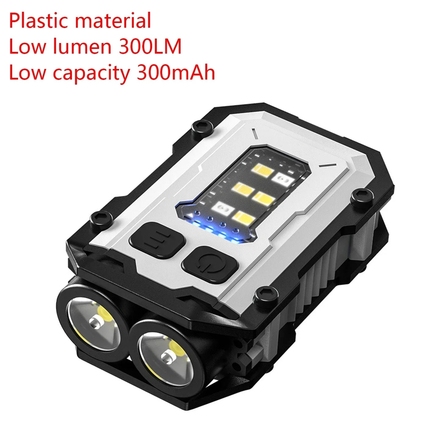 Mini USB Rechargeable LED Flashlight — 1200mAh COB + LED, Magnetic Tail, 8-Mode Portable Camping & Emergency Light