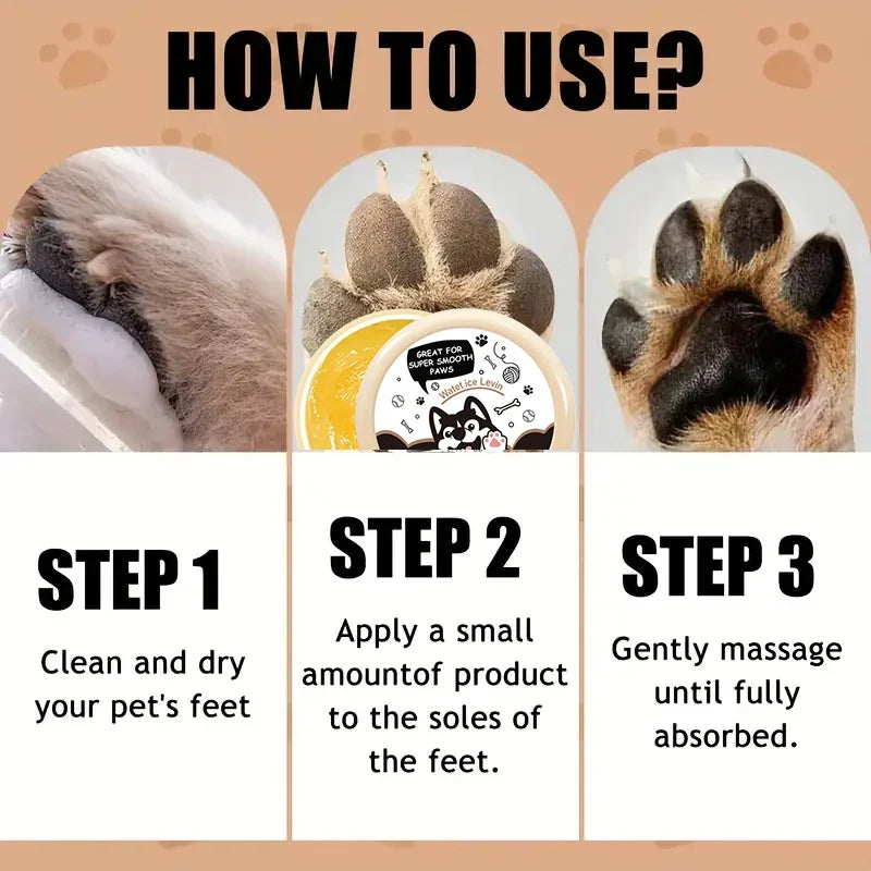 20g (0.7 oz) Dog Nose & Paw Balm, Paw Protector Moisturizing Gel for Dogs & Cats, Crack Repair