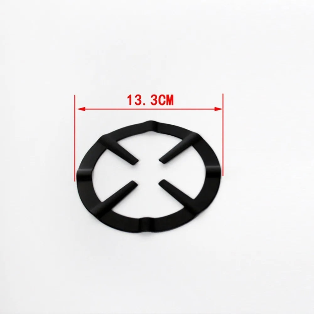Cast Iron Moka Pot Support Ring 13.3 cm (5.24 in) Gas Stove Heat Diffuser Camping Cooker Rack Black
