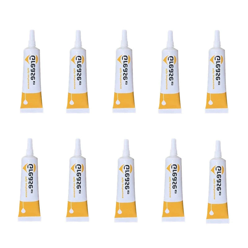 5-Pack Zipper Lubricant Tubes 10 g (0.35 oz) — Portable Zipper Grease for Clothes, Bags & Jackets
