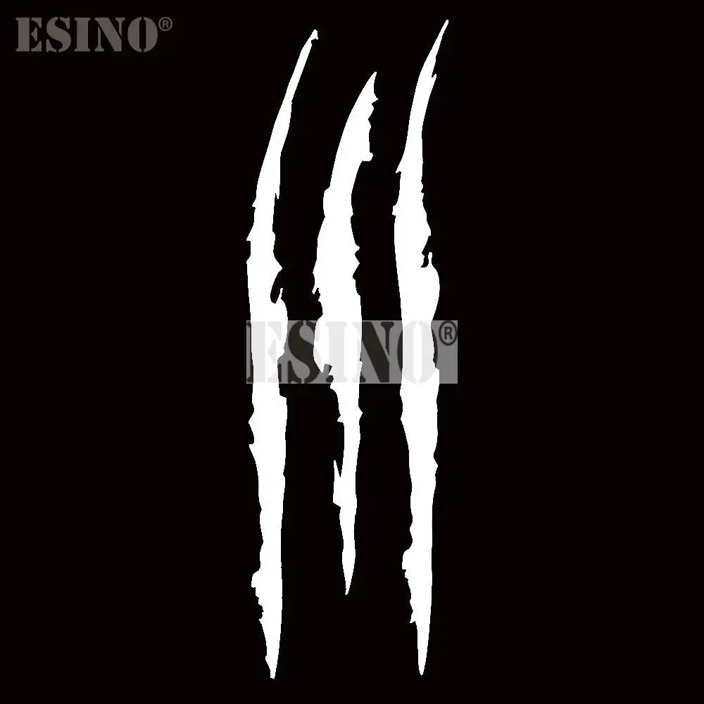 Ghost Claw Car Decal Vinyl Sticker - Claw Scratch Headlight & Body Stripe Graphic, PVC, Multiple Sizes (22 x 6.5 to 120 x 35.5 cm / 8.7 x 2.6 to 47.2 x 14 in)