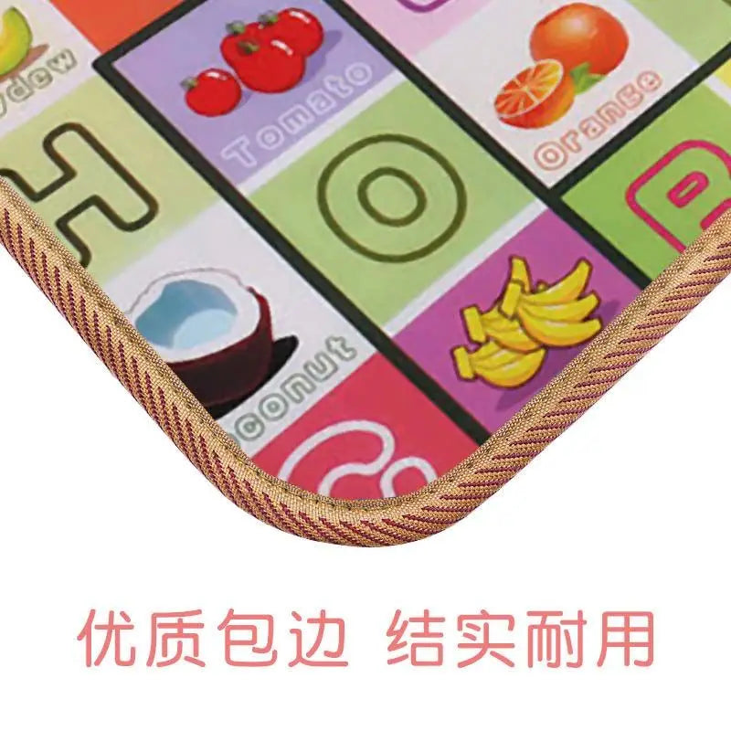 Baby Play Mat 200x180x0.5 cm (78.7x70.9x0.2 in) Foldable Foam Crawling Mat Nursery Kids Playmat