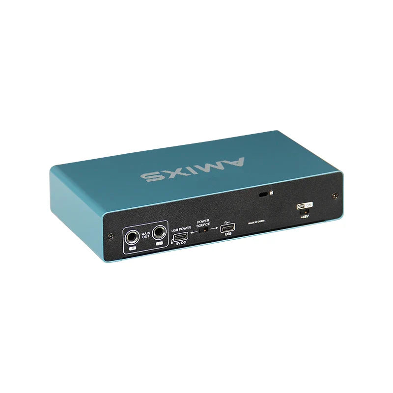 USB Audio Interface External Sound Card for PC Recording, Streaming, Podcasting and Video