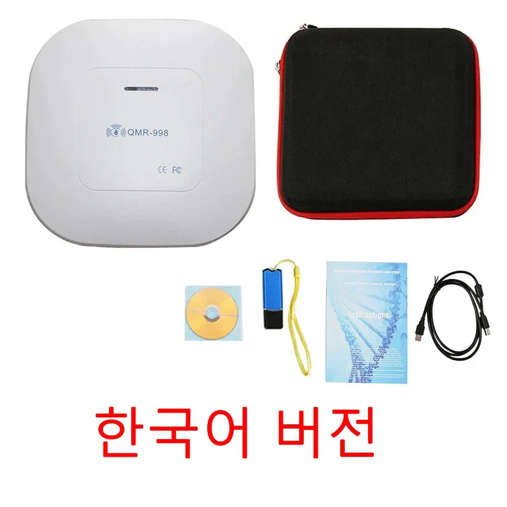 Quantum Magnetic Resonance Body Health Analyzer — Hand-Touch Diagnostic Device, Multi-Language, Up to 54 Reports