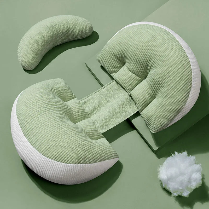Maternity Pillow 65 x 50 cm (25.6 x 19.7 in) Cotton Pregnancy Waist & Abdominal Support Pillow