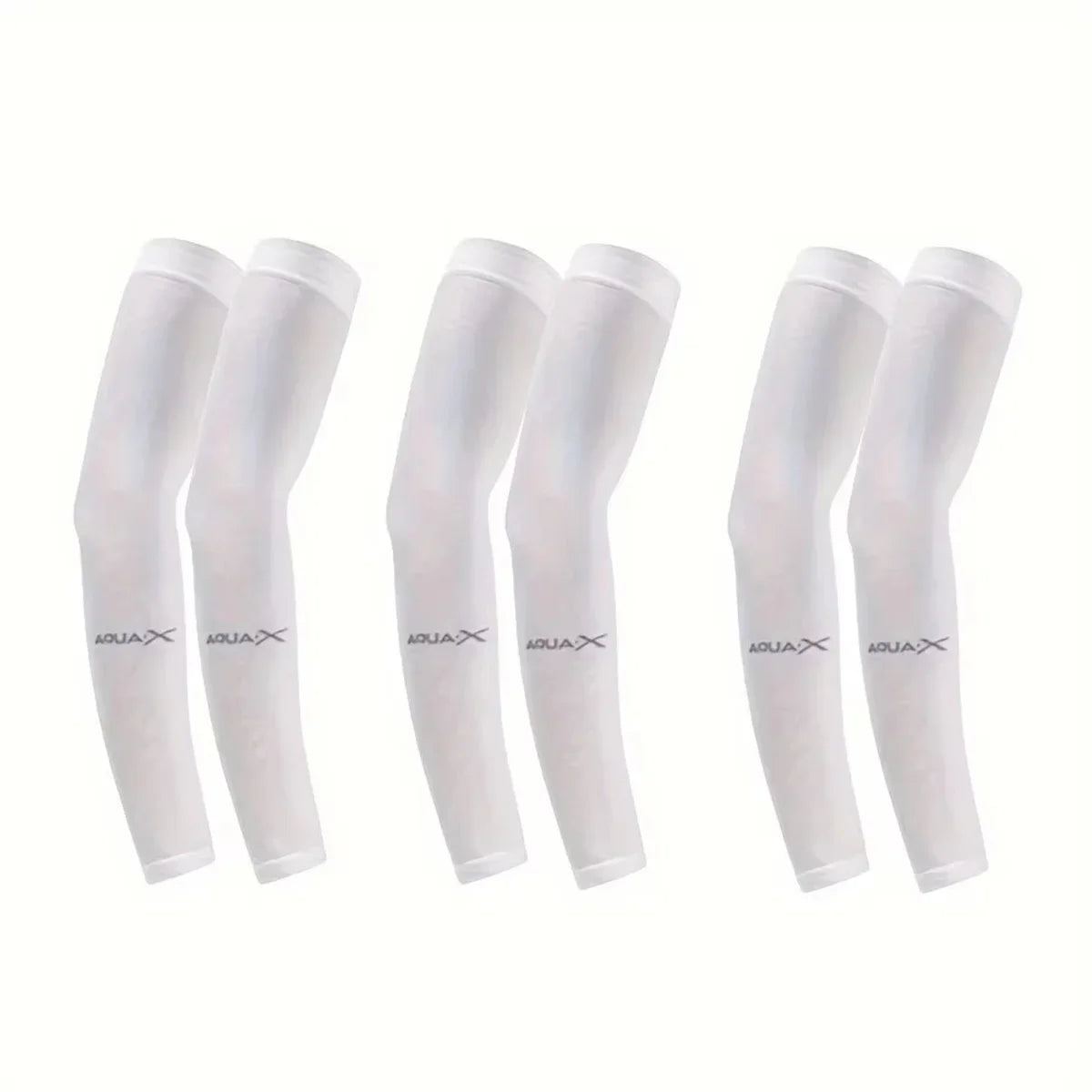 3-Pack Ice Silk Cooling Arm Sleeves — UV Sun Protection for Men & Women, Cycling & Outdoor Sports