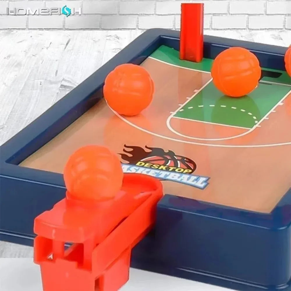Mini Desktop Basketball Game - Portable Travel & Office Toy for Indoor/Outdoor Play