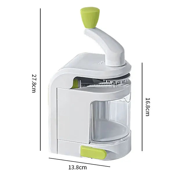 5-Blade Vegetable Spiralizer and Mandoline Slicer with Suction Base, Zucchini Noodle Maker for Veggie Noodles and Curly Fries