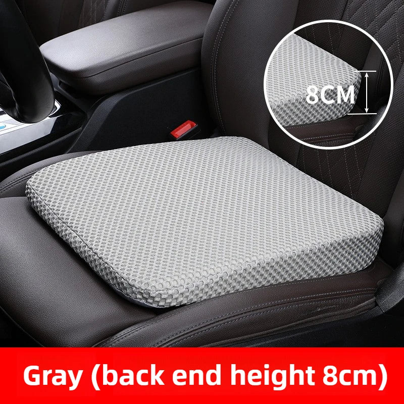 Honeycomb Memory Foam Car Seat Booster Cushion Breathable 3D Mesh Thickened Ergonomic Seat Pad 40×35×6 cm (15.7×13.8×2.4 in)