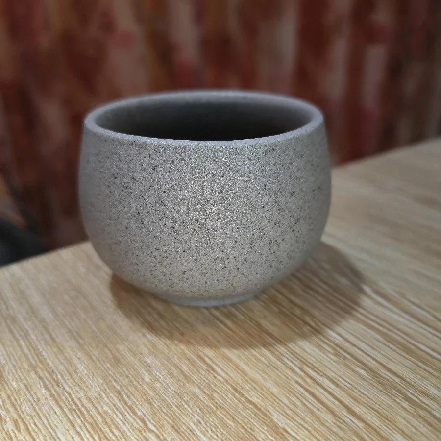 Japanese-Style Handmade Rough Pottery Tea Cup Ceramic Kung Fu Single Cup Antique Style Gift