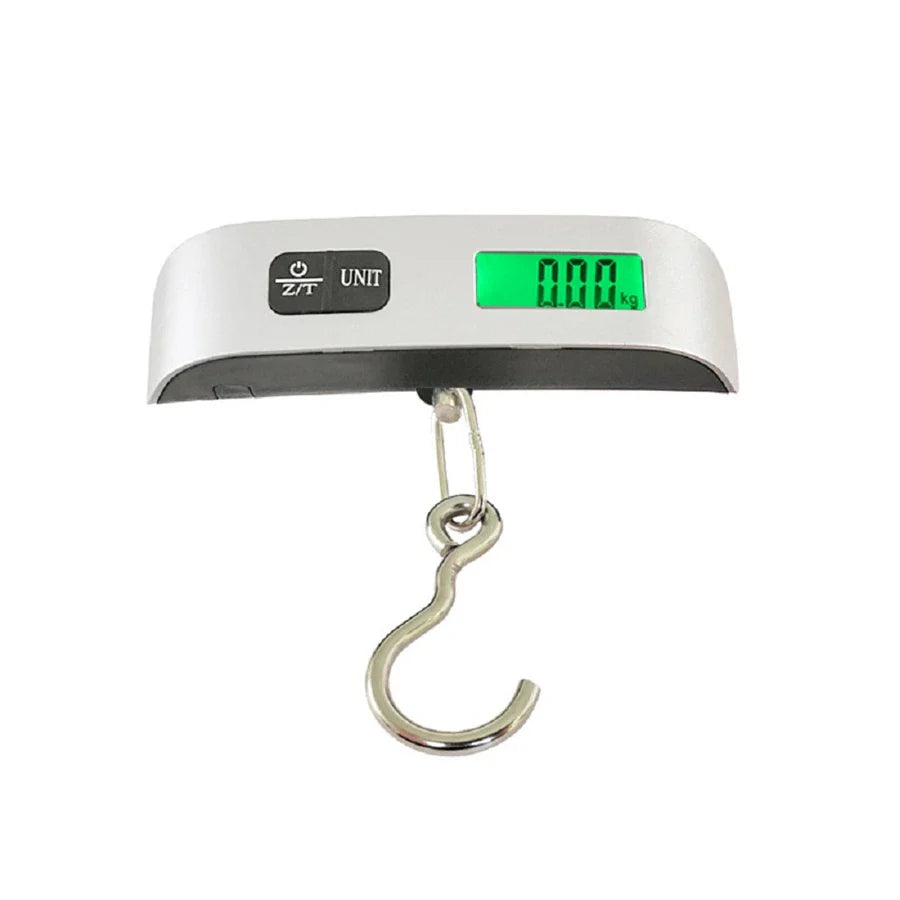 Portable Luggage Scale 110lb/50kg Digital LCD Hanging Travel Bag Scale with Backlight & Tare