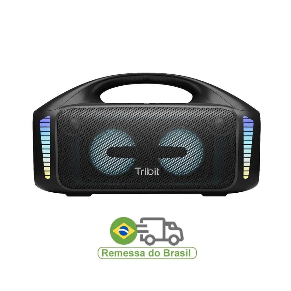 90W Portable Bluetooth Party Speaker IPX7 Waterproof — 30H Playtime, 32 LED Lights, Powerbank & Bluetooth 5.3