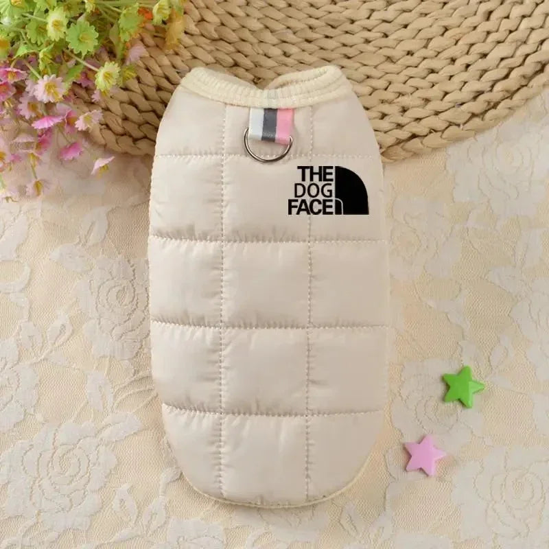 Reversible Winter Dog Coat - Warm Cotton-Down Vest for Small & Medium Dogs, Chihuahua French Bulldog Yorkie